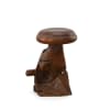 Old Growth Teak Root Bar Stool in Natural Wood by AFD Home - AFD-12004243 - Image 3 of 0