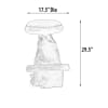Old Growth Teak Root Bar Stool in Natural Wood by AFD Home - AFD-12004243 - Image 5 of 0