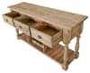 Farmhouse Wine Rack Console Table in Natural Finish by AFD Home - AFD-12005381 - Image 3 of 0