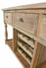 Farmhouse Wine Rack Console Table in Natural Finish by AFD Home - AFD-12005381 - Image 4 of 0