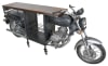 Mountain Blacksmith Authentic Motorcycle Bar in Multi-Colored Finish by AFD Home - AFD-12007333 - Image 1 of 0