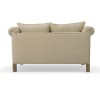 Kaitlyn Mango Wood Solid Parquet Loveseat in Linen Fabric by AFD Home - AFD-12007413 - Image 3 of 0