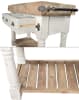 Farmhouse Work Console Table in White Chalk and Natural Finish by AFD Home - AFD-12007997 - Image 4 of 0