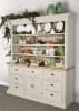 Farmhouse Cote de Azur Hutch in White Chalk and Natural Finish by AFD Home - AFD-12008048 - Image 2 of 0