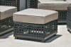 Monterey Outdoor Club Ottoman in Synthetic Weave Finish by AFD Home - AFD-12008198 - Image 2 of 0