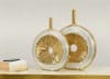 2 Piece Park Avenue Vases in Gold and Crystal Finish by AFD Home - AFD-12009180 - Image 1 of 0