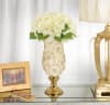 Pearl And Swirl Golden Chalice Vase in Gold Finish by AFD Home - AFD-12009185 - Image 2 of 0