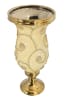Pearl And Swirl Golden Chalice Vase in Gold Finish by AFD Home - AFD-12009185 - Image 3 of 0