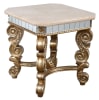 Platine Bella Accent Table in Antiqued Silver Finish by AFD Home - AFD-12011265 - Image 1 of 0