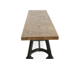 Mango Industrial Dining Bench in Black and Natural Finish by AFD Home - AFD-12012708 - Image 3 of 0