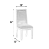 Mango Linen Solid Wood Chair in Neutral Linen Finish by AFD Home - AFD-12012709 - Image 5 of 0