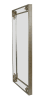 Monte Carlo Vertical Mirror in Antiqued Silver Leaf Finish by AFD Home - AFD-12013648 - Image 3 of 0