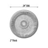 Round Ceiling Medallion in Antique Silver Finish by AFD Home - AFD-12013956 - Image 5 of 0