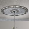 Petite Oval Ceiling Medallion in Antique Silver Finish by AFD Home - AFD-12013957 - Image 2 of 0
