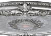Petite Oval Ceiling Medallion in Antique Silver Finish by AFD Home - AFD-12013957 - Image 3 of 0