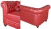 Classic Chesterfield Sofa in Red Fabric by AFD Home - AFD-12014091 - Image 3 of 0
