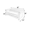 Classic Chesterfield Sofa in Red Fabric by AFD Home - AFD-12014091 - Image 5 of 0