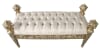 Platine Chapelle 3 Seater Bench in Champagne Golden Silver Finish by AFD Home - AFD-12014228 - Image 3 of 0