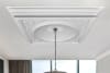 Elegant Large Dome Ceiling Medallion in White Finish by AFD Home - AFD-12014625 - Image 2 of 0