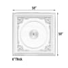 Elegant Large Dome Ceiling Medallion in White Finish by AFD Home - AFD-12014625 - Image 4 of 0