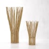 2 Piece Large And Small Floor Vases in Soft Gold Finish by AFD Home - AFD-12014770 - Image 1 of 0