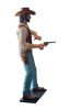 Gunslinger Cowboy 6ft in Multicolored Hand-Painted Finish by AFD Home - AFD-12015716 - Image 2 of 0