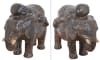 Baby Monk on Elephant in Black and Earthy Finish by AFD Home - AFD-12015839 - Image 4 of 0