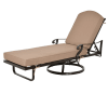 Savannah Swivel Chaise Lounge in Powder Coat Finish by AFD Home - AFD-12015970 - Image 1 of 0