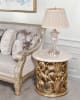 Platine 3 Piece Round Coffee Table Set in Creama Marfil Marble Tops by AFD Home - AFD-12016155 - Image 5 of 0