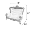 Platine Palatial Parlor Sofa in Silver Platine Finish by AFD Home - AFD-12016160 - Image 5 of 0