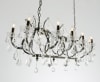 Barcelona Smoked Stainless Crystal Chandelier in Rub Bronze and Crystals by AFD Home - AFD-12016303 - Image 2 of 0