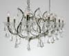 Barcelona Smoked Stainless Crystal Chandelier in Rub Bronze and Crystals by AFD Home - AFD-12016303 - Image 4 of 0