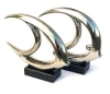 2 Piece Mirrored Chrome Fish in Silver Finish by AFD Home - AFD-12016314 - Image 2 of 0