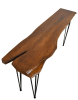 Mountain Studio Live Edge Console Table in Softer White Wash by AFD Home - AFD-12016376 - Image 4 of 0
