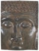 Buddha Face Wall Sculpture in Black Earthy Finish by AFD Home - AFD-12016459 - Image 1 of 0