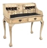Farmhouse Style Escritoire Desk after Chippendale in Natural Mahogany Finish by AFD Home - AFD-12016721 - Image 1 of 0
