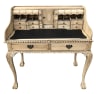 Farmhouse Style Escritoire Desk after Chippendale in Natural Mahogany Finish by AFD Home - AFD-12016721 - Image 2 of 0