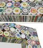 Quilled Large Leaner Coil Art Mirror in Multicolored Finish by AFD Home - AFD-12017353 - Image 4 of 0