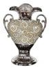Crystal Handle Vase in Silver and Black Finish by AFD Home - AFD-12017558 - Image 1 of 0