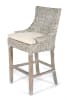 Kuba Weave Alfresco Bar Stool in Grey and White Wash Finish by AFD Home - AFD-12017956 - Image 1 of 0
