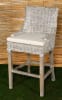 Kuba Weave Alfresco Bar Stool in Grey and White Wash Finish by AFD Home - AFD-12017956 - Image 2 of 0