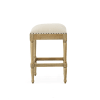 Farmhouse Backless Counter Stool in Natural Wood Finish by AFD Home - AFD-12018171 - Image 1 of 0