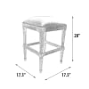 Farmhouse Backless Counter Stool in Natural Wood Finish by AFD Home - AFD-12018171 - Image 5 of 0