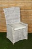 Kuba Weave Prairie Dining Armchair in Grey and White Wash Finish by AFD Home - AFD-12018296 - Image 2 of 0