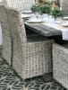 Kuba Weave Prairie Dining Armchair in Grey and White Wash Finish by AFD Home - AFD-12018296 - Image 3 of 0