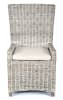 Kuba Weave Prairie Dining Armchair in Grey and White Wash Finish by AFD Home - AFD-12018296 - Image 4 of 0