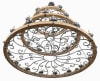 Three Tier Ridge Line Chandelier in Black and Brown Finish by AFD Home - AFD-12018405 - Image 3 of 0