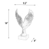 Sculpture of the Silvered Mockingjay in Silver Finish by AFD Home - AFD-12018414 - Image 5 of 0