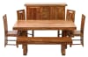 Cinnamon Amber Sideboard in Natural Stain Finish by AFD Home - AFD-12018718 - Image 2 of 0