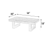 Cinnamon Amber Coffee Table in Natural Stain Finish by AFD Home - AFD-12018720 - Image 3 of 0